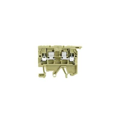 Weidmüller 0222760000 Zekering-serieklem Schroeven Beige, Geel 25 stuk(s)