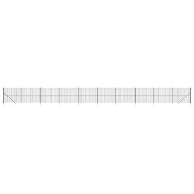 Draadgaashek met grondankers 1,4x25 m groen