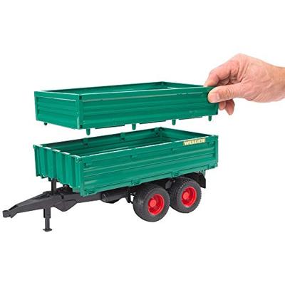 bruder Dubbelassige kiepwagen met afneembare top modelvoertuig - thumbnail