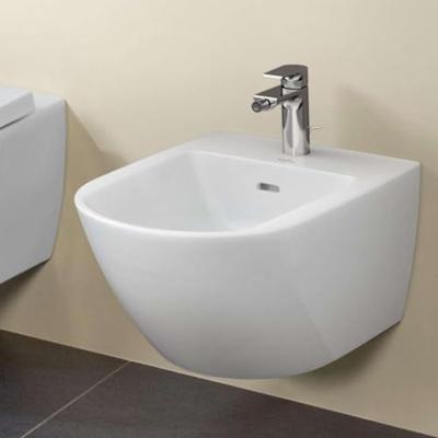 Wandbidet Villeroy & Boch Subway 3.0 CeramicPlus 56x37.5x27 cm Wit Alpin Villeroy & Boch