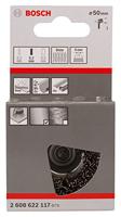 Bosch Accessories Komborstel, roestvrij staal, gegolfde draad, 50 mm, 0,3 mm, 4500 omw/min Bosch Power Tools Schacht-Ø 6 mm 2608622117 1 stuk(s) - thumbnail
