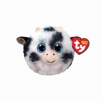 TY teeny puffies knuffel koe moophy 10 cm - thumbnail