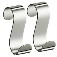 Handdoekhaak Smedbo Dry 2 Stuks 2,2x5,25x6,4 cm Chroom - thumbnail