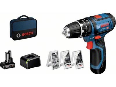 Bosch Professional GSB 12V-15 klopboormachine-schroevendraaier + 1 accu 2,0Ah + 1 accu 4,0Ah - 06019B690G Bosch Professional GSB 12V-15 klopboormachine-schroevendraaier + 1 accu 2,0Ah + 1 accu 4,0Ah - 06019B690G