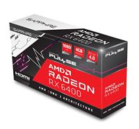 Sapphire AMD Radeon RX 6400 Videokaart Gaming Pulse 4 GB GDDR6-RAM PCIe HDMI, DisplayPort Low Profile, AMD FreeSync - thumbnail