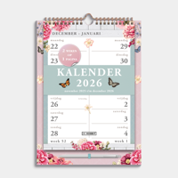 A4 Spiraalkalender 2-weeks 2026 Brocante - thumbnail