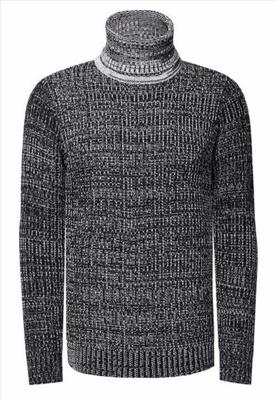 Rusty Neal - Coltrui Heren - Zwart Grijs - Casual - Stijlvol