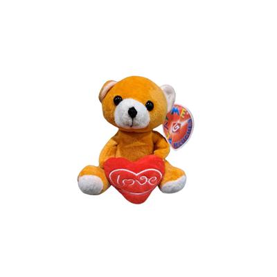 Hart teddybeer 12cm 2 assorti