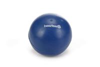 Rubber bal massief hondenspeeltje blauw 9 cm - thumbnail