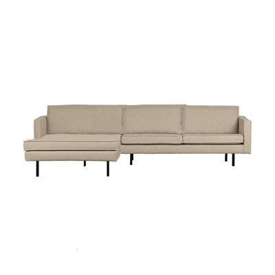 WOOOD Loungebank 'Rodeo' Links, Bouclé, kleur Beige