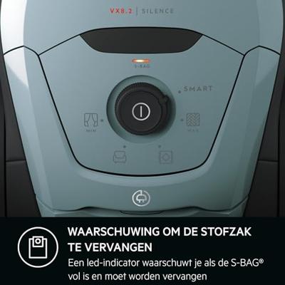 AEG VX82-1-4MB Stofzuiger met zak Blauw - thumbnail