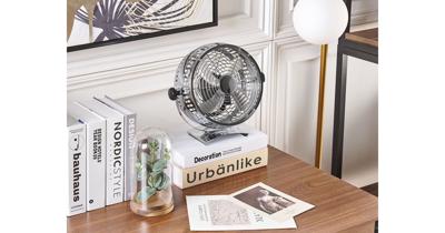 Beliani RIBBLE - Ventilator-Zilver-IJzer