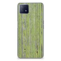 OPPO A53 5G | OPPO A73 5G | Bumper Hoesje | Green Wood - thumbnail