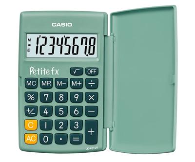 Casio zakrekenmachine Petite FX, groen Casio zakrekenmachine Petite FX, groen