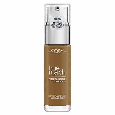 L’Oréal Paris Make-Up Designer True Match Foundation 8.N Cappuccino - Natuurlijk Dekkende Foundation met Hyaluronzuur en SPF 17 - 30 ml