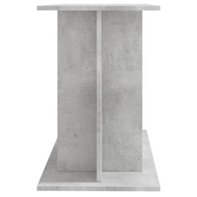Aquariumstandaard 100x40x60 cm bewerkt hout betongrijs - thumbnail