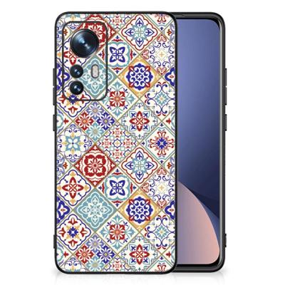 Xiaomi 12 | 12X Marmeren Print Telefoonhoesje Tiles Color