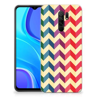 Xiaomi Redmi 9 | TPU bumper | Zigzag Multi Color Xiaomi Redmi 9 | TPU bumper | Zigzag Multi Color