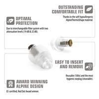 Alpine MusicSafe Pro oordoppen, zwart - thumbnail
