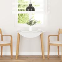 Eettafel massief hout naturel rubber - thumbnail