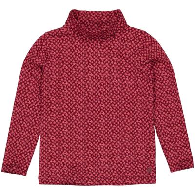 Quapi Meisjes shirt - Alice - AOP bloemen roze