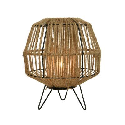 Overige Merken Led tafellamp 26.5 cm touw/metaal