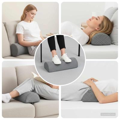 Beenkussen Geometrisch Grijs