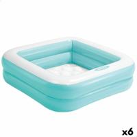 Opblaasbaar Kinderzwembad Intex Vierkant 57 L 86 x 25 x 86 cm (6 Stuks) - thumbnail