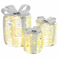 Cadeau Doos Decoratie 3 pcs Warmwit 12 cm 15 cm 20 cm PET - thumbnail