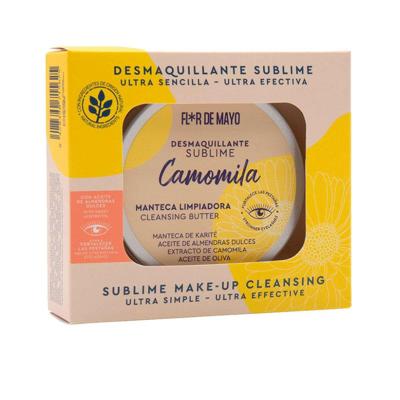 Gezichtsmake-Up Verwijderaar Flor de Mayo Sublime Camomila 80 g Schoonmaakster Kamille