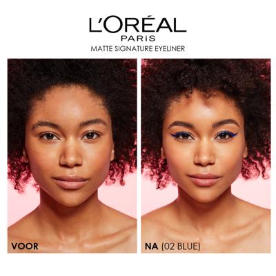 L’Oréal Paris Matte Signature Eyeliner van Superliner - Matte Liquid Eyeliner - 04 Emeraude - Groene Waterproof Eyeliner, Groen Oogpotlood - 10,8 ml L’Oréal Paris Matte Signature Eyeliner van Superliner - Matte Liquid Eyeliner - 04 Emeraude - Groene Waterproof Eyeliner, Groen Oogpotlood - 10,8 ml