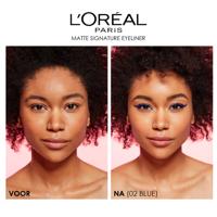 L’Oréal Paris Matte Signature Eyeliner van Superliner - Matte Liquid Eyeliner - 04 Emeraude - Groene Waterproof Eyeliner, Groen Oogpotlood - 10,8 ml - thumbnail