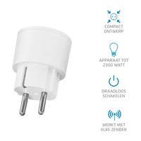 Kaku acc-2300 stekkerdoos schakelaar max 2300W Klik aan klik uit - thumbnail