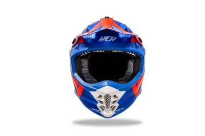 UFO PLAST crosshelm "intrepid helmet interpid l blue/orange