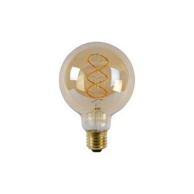 Lucide G95 - Filament lamp - Ø 9,5 cm - LED Dimb. - E27 - 1x4,9W 2200K - Amber Lucide G95 - Filament lamp - Ø 9,5 cm - LED Dimb. - E27 - 1x4,9W 2200K - Amber