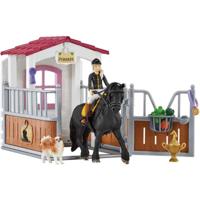 Schleich horse club box met tori en prinses horse club 42437 - thumbnail
