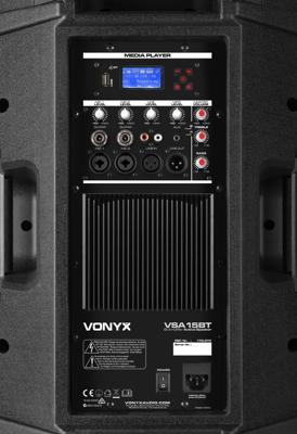 Vonyx VSA15BT actieve speaker met BT & USB 15 inch bi-amplified 1000W Vonyx VSA15BT actieve speaker met BT & USB 15 inch bi-amplified 1000W