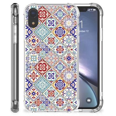 Apple iPhone Xr Anti-Shock Hoesje Tiles Color Apple iPhone Xr Anti-Shock Hoesje Tiles Color