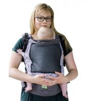 Luna Dream draagzak Grow Up Air Big Blue Triangles katoen blauw - thumbnail