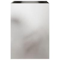 VidaXL Plantenbak 52x48x75 cm roestvrij staal zilverkleurig - thumbnail