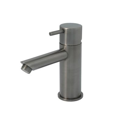 Hotbath Cobber lage wastafelmengkraan met rechte uitloop zonder waste verouderd ijzer CB003SAI