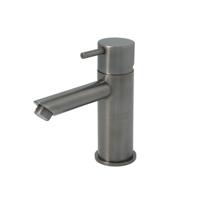 Hotbath Cobber lage wastafelmengkraan met rechte uitloop zonder waste verouderd ijzer CB003SAI - thumbnail