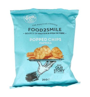 Popped chips paprika