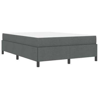 Boxspring bed Donkergrijs en Zwart 140 x 200 cm