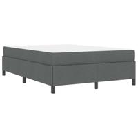 Boxspring bed Donkergrijs en Zwart 140 x 190 cm - thumbnail