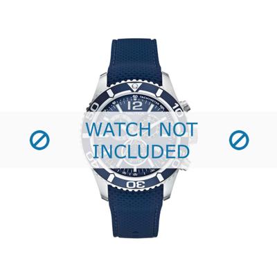 Horlogeband Nautica A15103G / NAPSDG004 Silicoon Blauw 22mm
