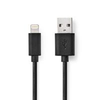 Lightning Kabel | USB 2.0 | Apple Lightning 8-Pins | USB-A Male | 480 Mbps | Vernikkeld | 2.00 m | R - thumbnail