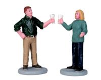 Kerstfiguur A fine vintage set of 2 LEMAX - Lemax - thumbnail