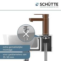 Schutte ELEPHANT ééngreepsmengkraan wastafel| koper mat 34213 - thumbnail