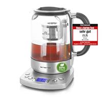 EMERIO WK-122248 Waterkoker Snoerloos, BPA-vrij, Met display Aantal/Volume: 1.7 l Zilver, Zwart - thumbnail